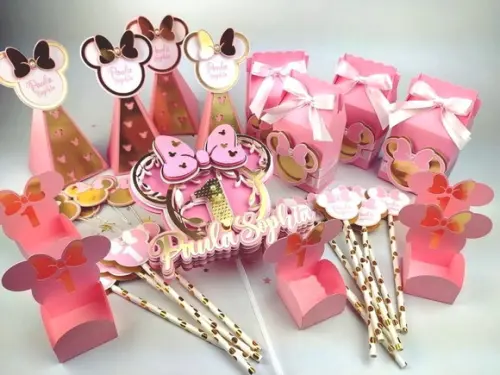 Arquivo de Corte Minnie Rosa Luxo