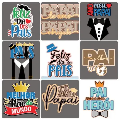Arquivos de Corte Combos de Topos Dia dos Pais