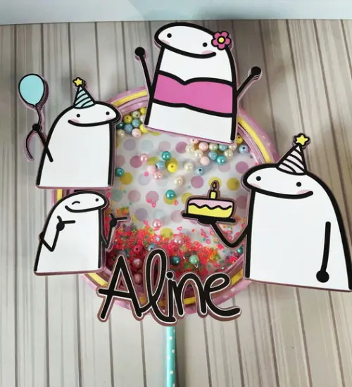 Arquivo de corte topo aniversário flork