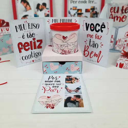 Arquivos de Corte Caixa Gaveta Dia dos Namorados