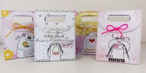 Arquivo de corte sacolinhas flork dia das mães