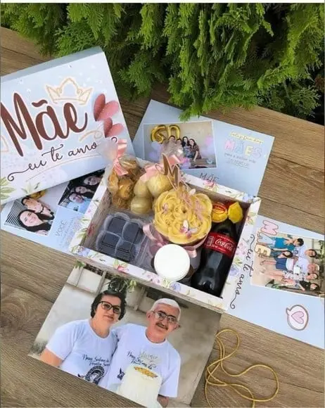 Arquivo de Corte Caixa Cesta Dia das Mães Studio e pdf