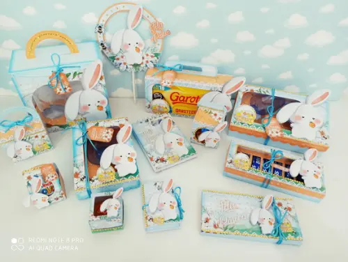 Arquivo de Corte Kit Coelhinho Feliz Pascoa