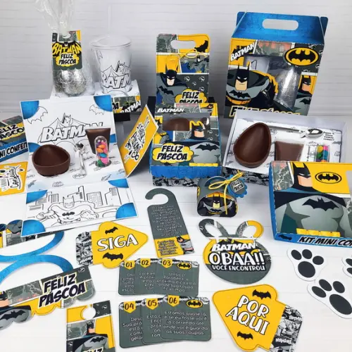 Arquivo de Corte Kit Batman Páscoa