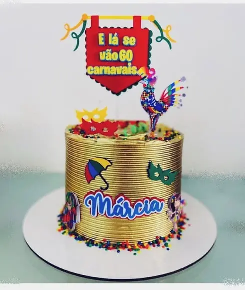 Arquivo de Corte - Topo de bolo Carnaval