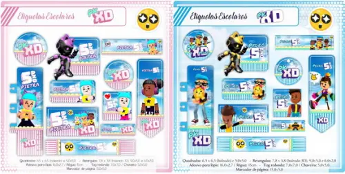 Aquivos Digitais Etiquetas Escolar Pk Dx