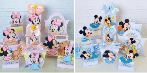 Arquivo de corte minnie e mickey baby