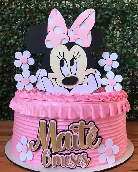 Arquivo de Corte Topo Minnie Baby Rosa