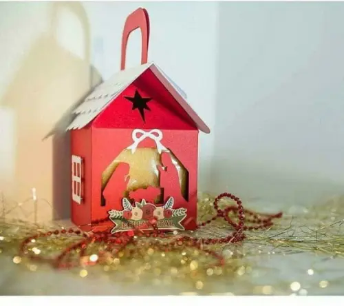 Arquivo de Corte Casinha Presepio de Natal