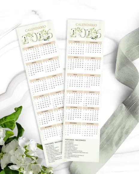 Arquivo de Corte Calendário 2026