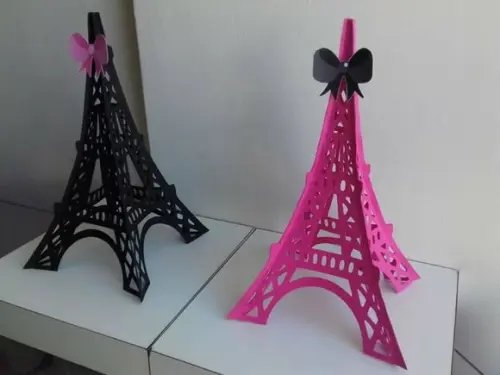 Arquivo de corte torre paris 3d