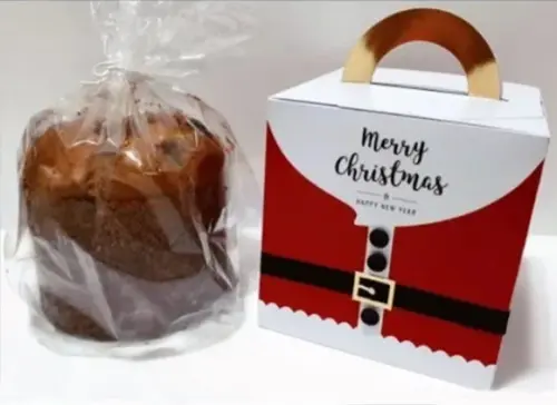 Arquivo de Corte Caixa Mini Panetone de Natal
