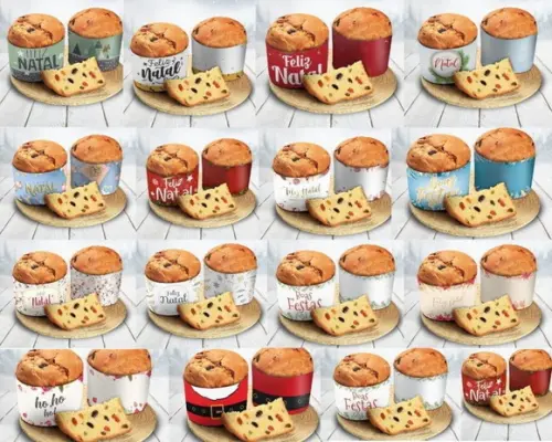 Arquivo de Corte Cintas de Panetone em Studio e pdf