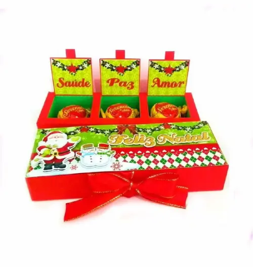 Arquivo de Corte Caixa Doces Feliz Natal