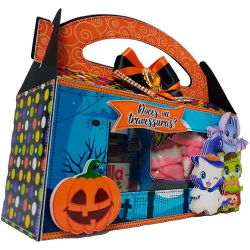 Arquivos de corte caixa maleta Halloween ENVIO IMEDIATO