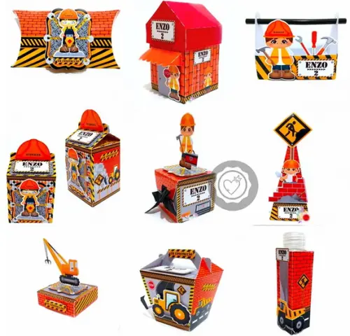Arquivos de corte kit construção 007