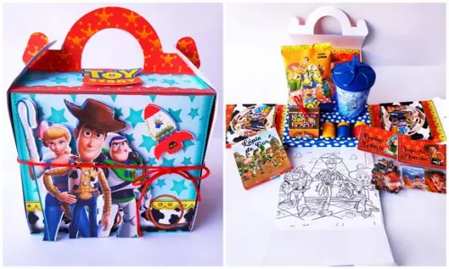 Arquivo De Corte Caixa Explosão Toy Story