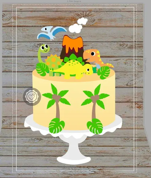 Arquivo de corte topo dinossauro
