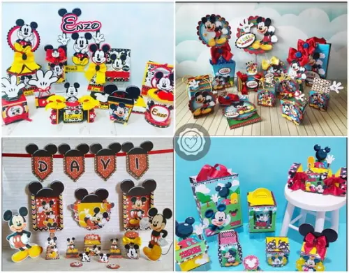Arquivo de corte combo mickey mouse