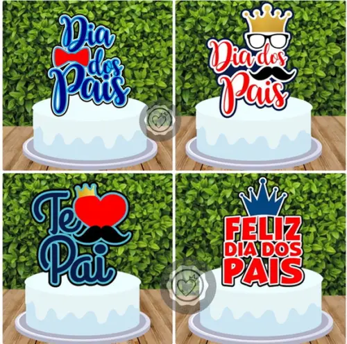 Arquivos de corte 4 topos dia dos pais