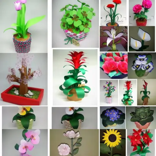 Arquivos de Corte Kit Vasos de Flores Diversos