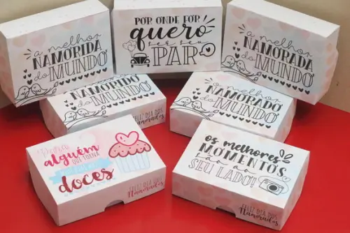 Arquivo de corte caixa 6 doces dia dos namorados