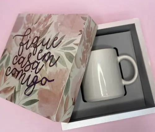 Arquivo de corte caixa para caneca
