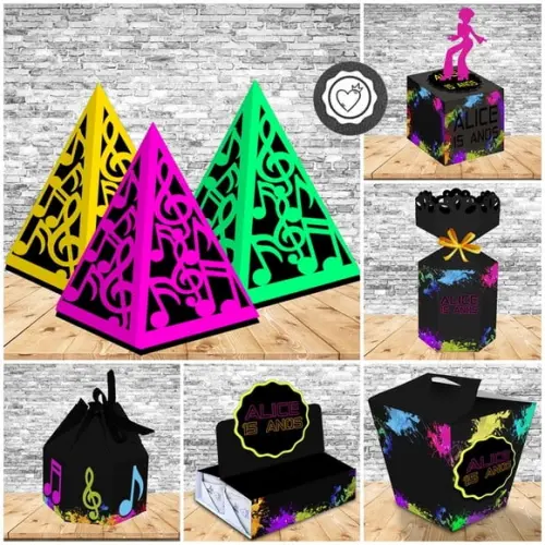 Arquivo de Corte Balada Neon