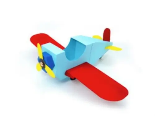 Arquivo de corte caixa avião