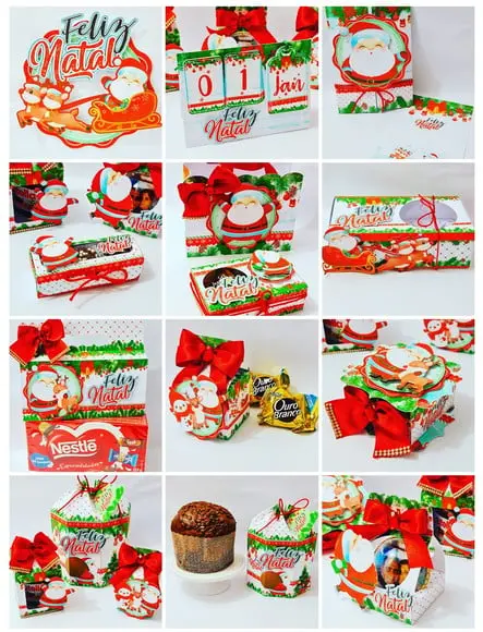 Arquivos de Corte Kit Natal 08