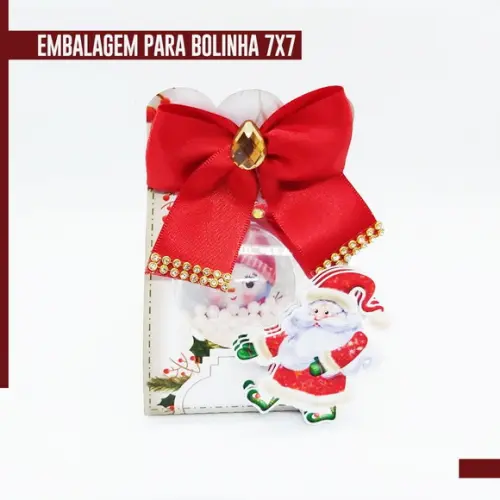 Arquivo de Corte Caixa para Bolinha de Natal