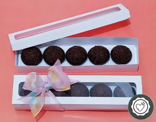 Arquivos de corte caixa para 5 doces