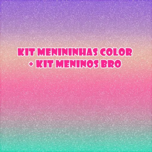 Kit meninas e meninos mascotinhos