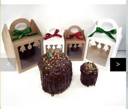 Arquivo de Corte Caixa Mini Panetone de Natal