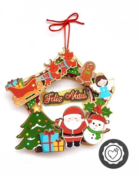 Arquivo de Corte Guirlanda de Natal