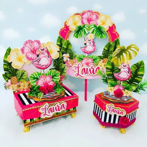 Arquivo de corte Flamingo tropical 01