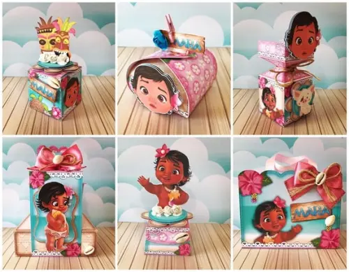 Arquivos de Corte Caixas Moana