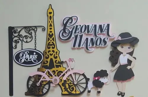 Arquivos de corte topos de bolo em camadas