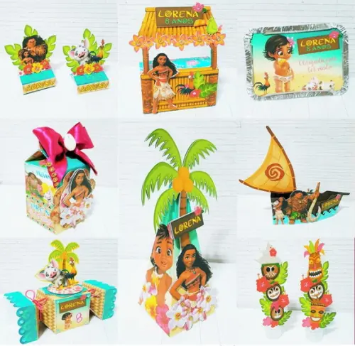 Arquivos de Corte Caixas Moana