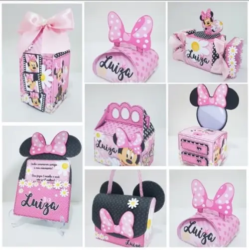Arquivo de Corte Silhouette Minnie Rosa Luxo