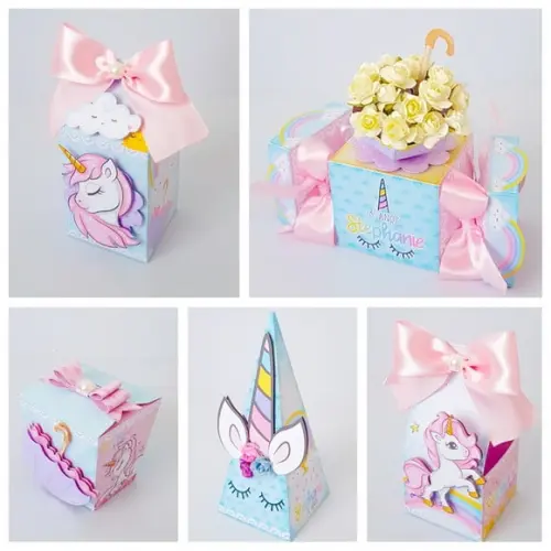 Arquivos de corte kit unicornio luxo