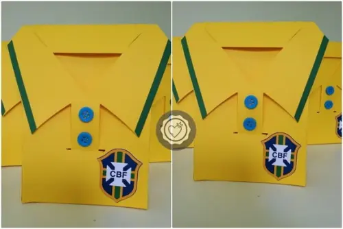 Arquivo de Corte Caixa Camisa Brasil
