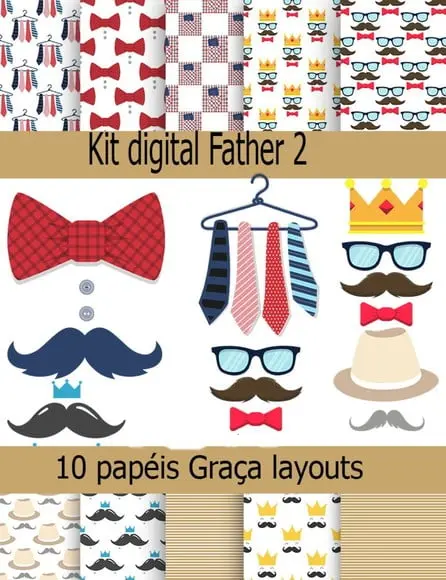 Kit digital dia dos pais