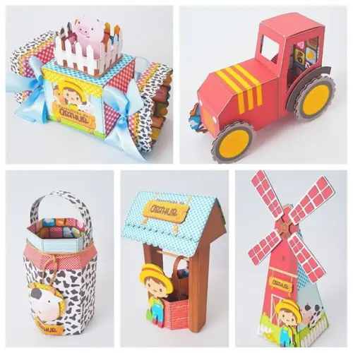 Arquivo de Corte Silhouette Fazendinha Menino