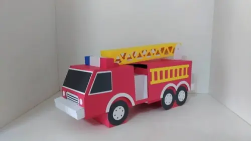 Arquivo de Corte Caixa Caminhão Bombeiro