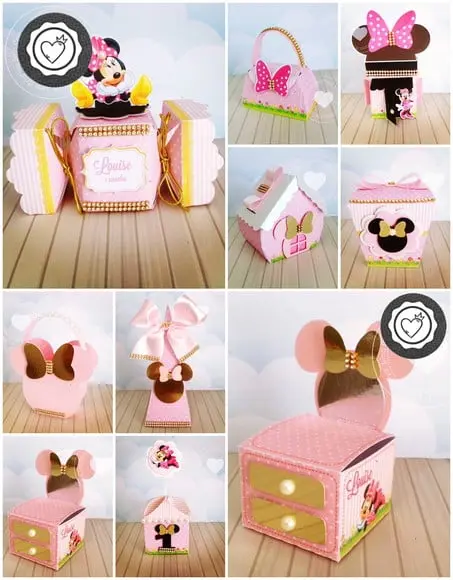 Arquivo de Corte Minnie Rosa Luxo