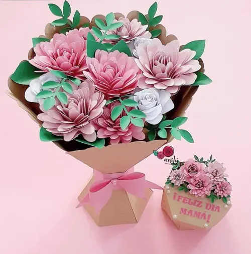 Arquivos de corte buque de flores dia das Mães