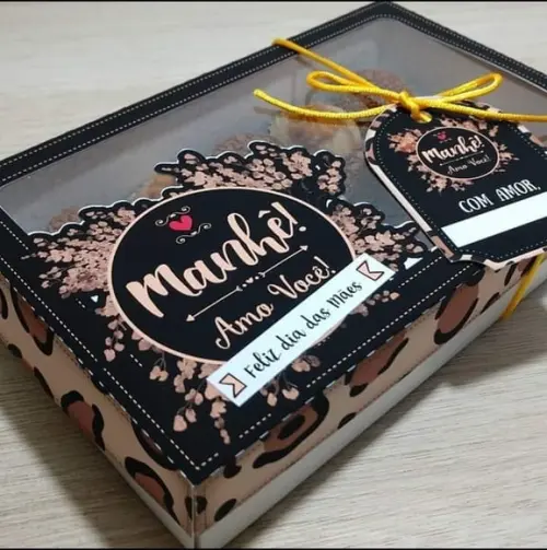 Arquivos de corte caixas para 15 doces dia das Mães