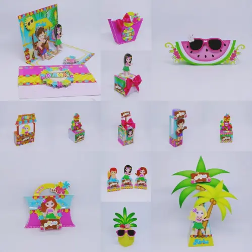 Arquivo de corte silhouette Havai