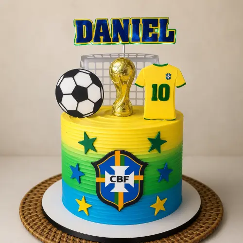 Arquivo de Corte topo de bolo copa do mundo